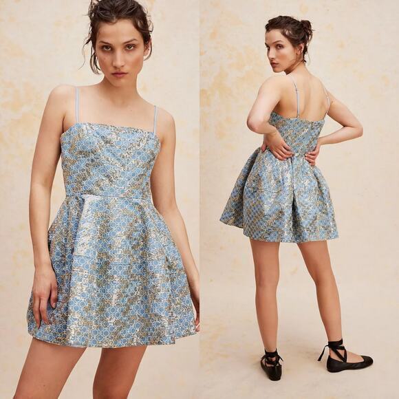 ELLIATT Robe Makenzie Size Medium Beaded‎ Embroidered Sequin - Picture 1 of 11